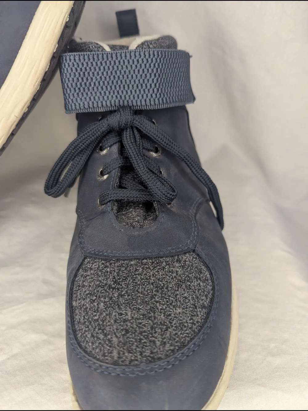 🌈Sporto Navy Gray High-Top Sneakers - Picture 3 of 10